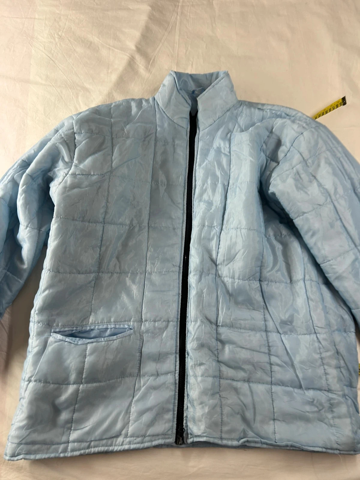Veste matelassée bleu clair vintage – photo 2